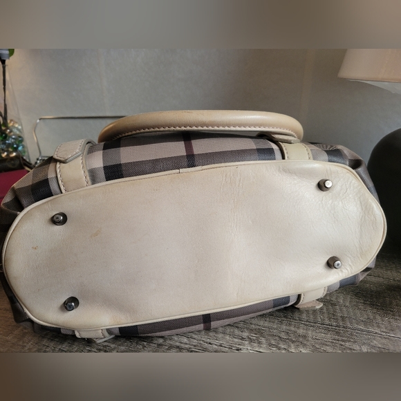 Burberry smoke check coated canvas bag - Picture 4 of 10